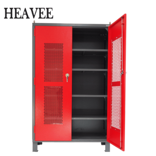 ตู้เหล็กจัดเก็บอุปกรณ์ HEAVEE HC-4813-GR/RD สีเทา/แดง_0